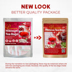 Hibiscus Dried Flowers Tea Bags