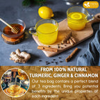 Turmeric, Ginger, Cinnamon Tea Bags