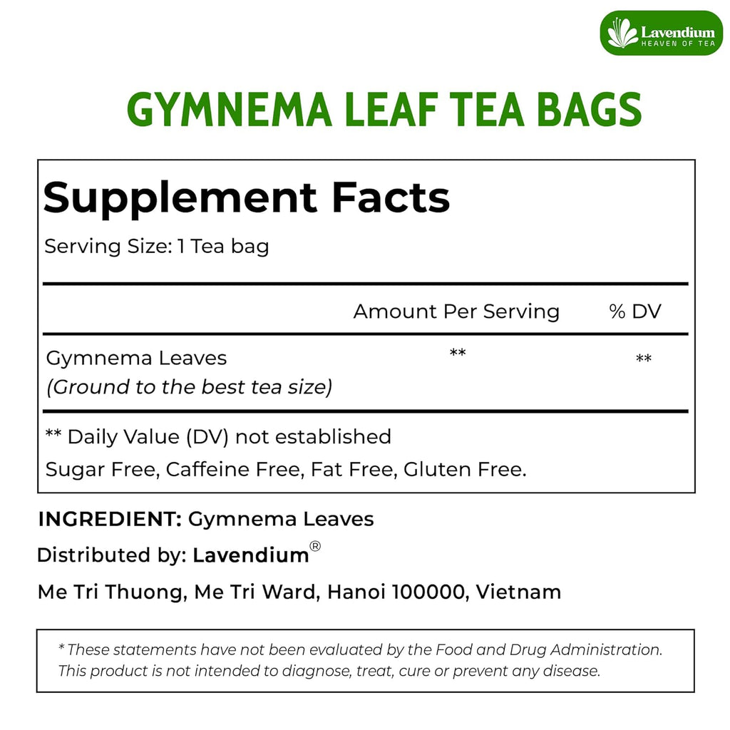 Premium Gymnema Leaf Tea Bags