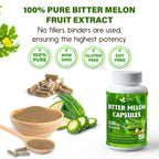 Bitter Melon Capsules, 1000mg, 150 Capsules - Gluten Free, Non-GMO