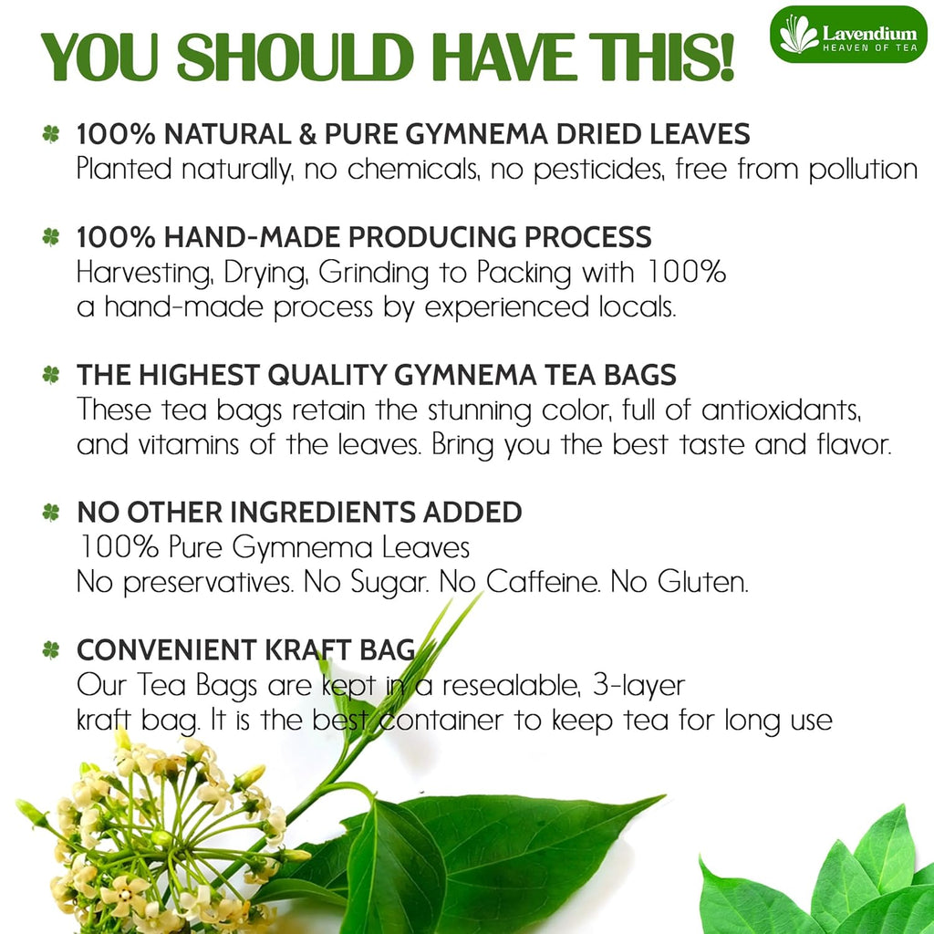 Premium Gymnema Leaf Tea Bags