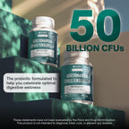 Christensenella Minuta and Akkermansia, Bifidobacterium longum, 8 Probiotic Strains, 50 Billion CFU with Cranberry Extract, Gut Health & Immune Support