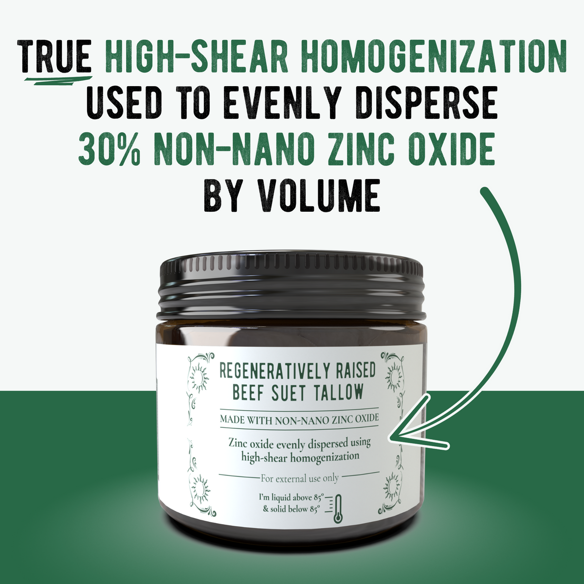 Regenerative Tallow & Zinc Sun Balm