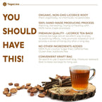 Premium Licorice Root Tea Bags