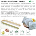 Premium Soursop Graviola Fruit Tea Bags, Tea Powder, 100% Natural and Pure from Soursop Fruits, Handmade, Made With Natural Materials-Corn Fiber Tea Bag, Sugar/Caffeine/Gluten Free, Hoja Guanabana Tea
