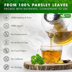 Premium Parsley Leaf Tea Bags, 100% Natural & Pure from Parsley Leaves.