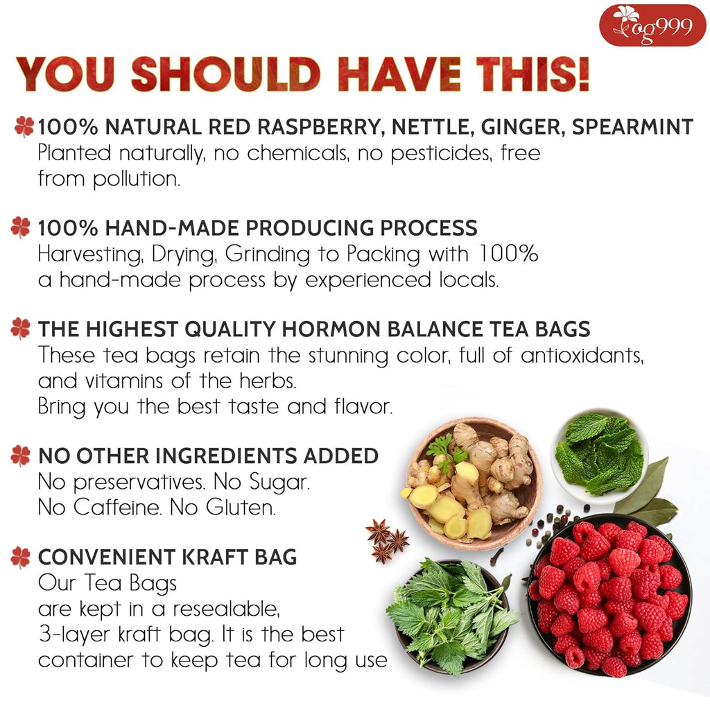 Hormone Balance Natural Menstrual Cycle Support Tea