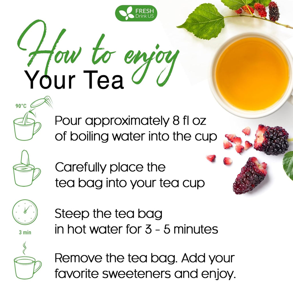 Premium Mulberry Leaf Tea Bags