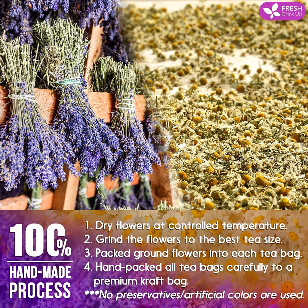 Premium Chamomile Lavender Tea Bags