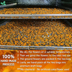 Calendula Tea Bags, 100% Natural and Pure Calendula Flowers, Eco-conscious Tea Bags. Calendula Flower Herbal Tea. No Sugar, No Caffeine, No Gluten, Vegan.