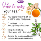 Premium Ginger Tulsi Tea Bags
