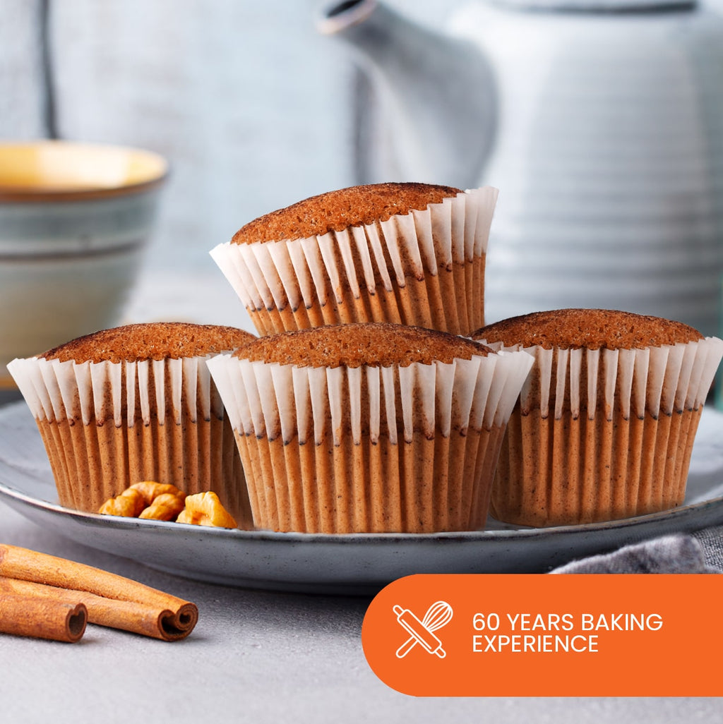 Carbolicious Cinnamon Muffin Low-Carb Sugar-Free - 6 Pack - Only 3g Carbs per Muffin