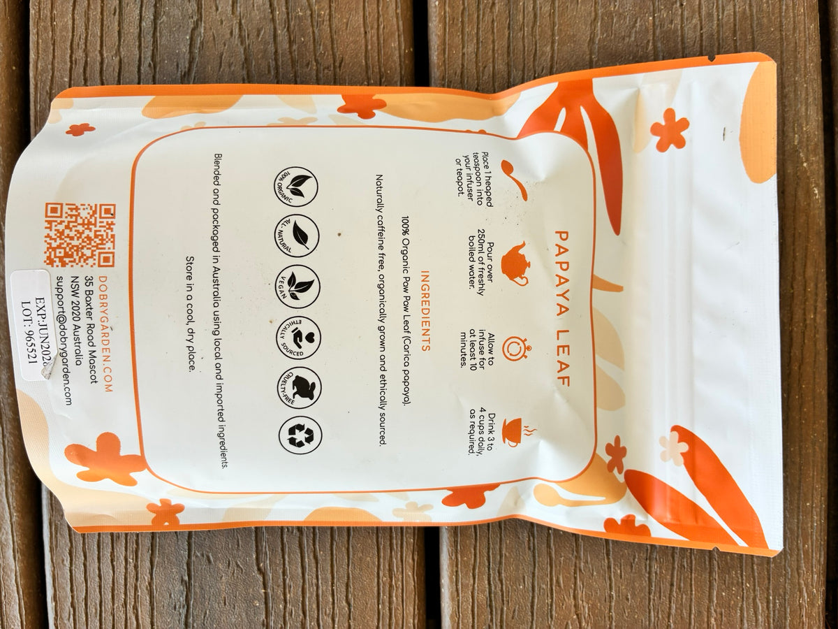 Bondi Organic Paw Paw/Papaya Leaf Tea