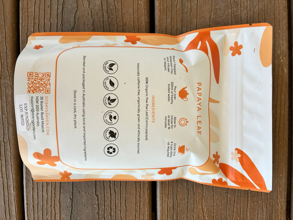 Bondi Organic Paw Paw/Papaya Leaf Tea