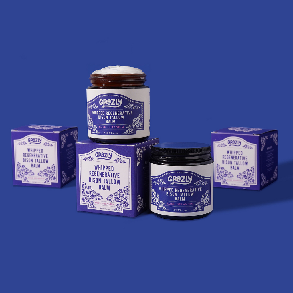 Whipped Bison Tallow & Manuka Honey Moisturizing Balm