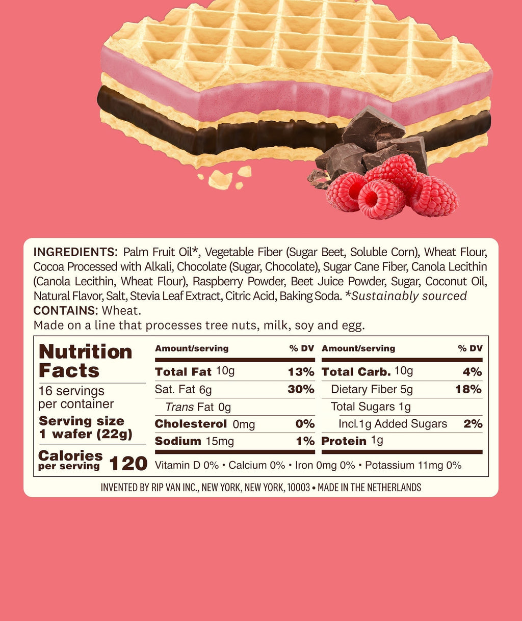 Wafers Raspberry & Dark Chocolate