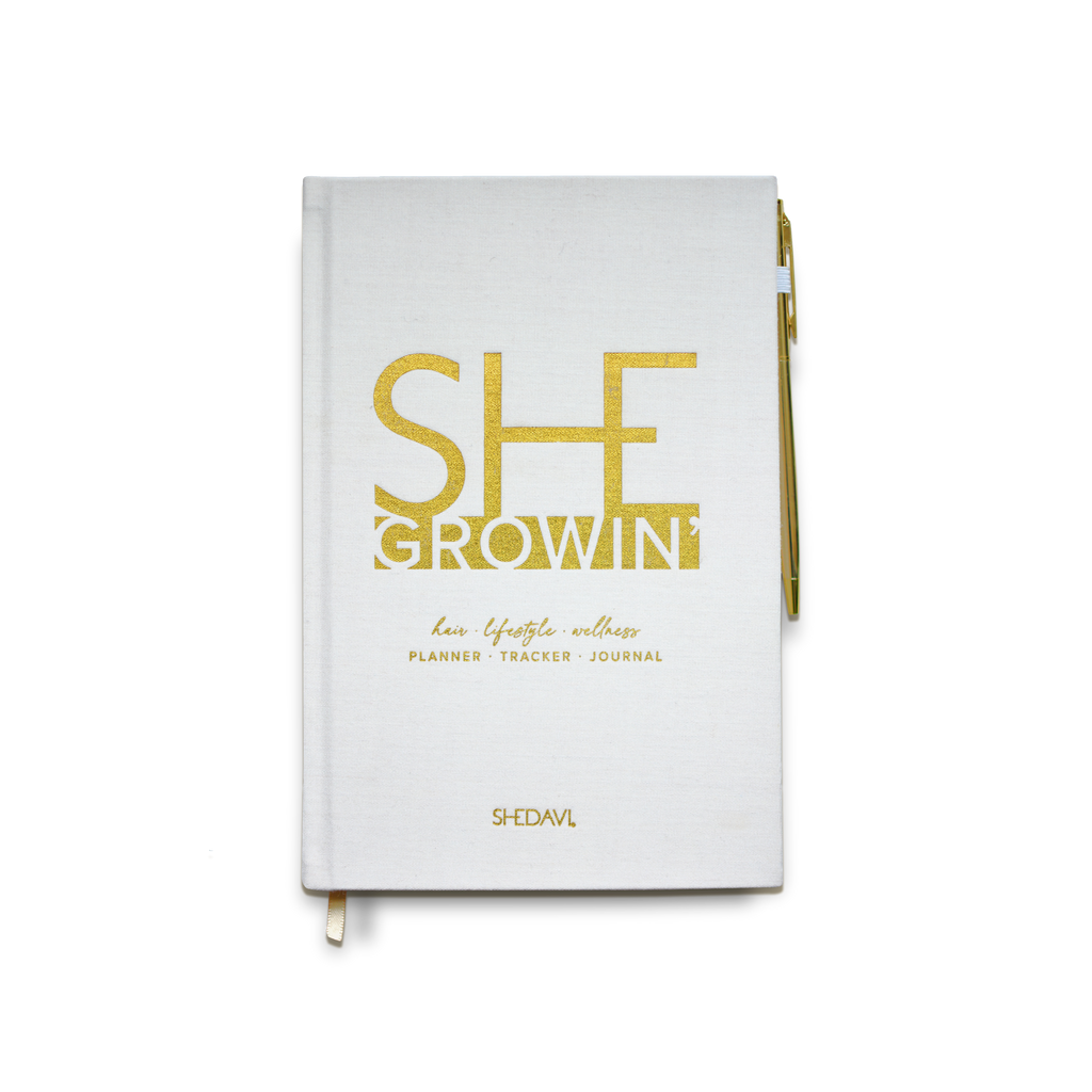 SheGrowin'™️ Planner. Tracker. Journal: Hair & Self Growth Undated Planner