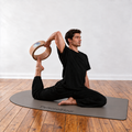 Premium Wooden Pilates and Yoga Wheel with Cork