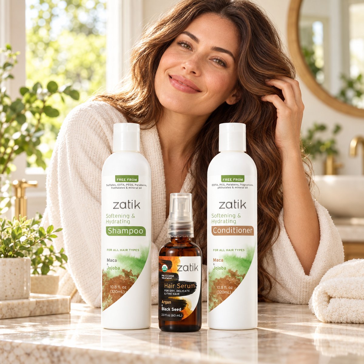 Softening & Hydrating Set + Hair Serum