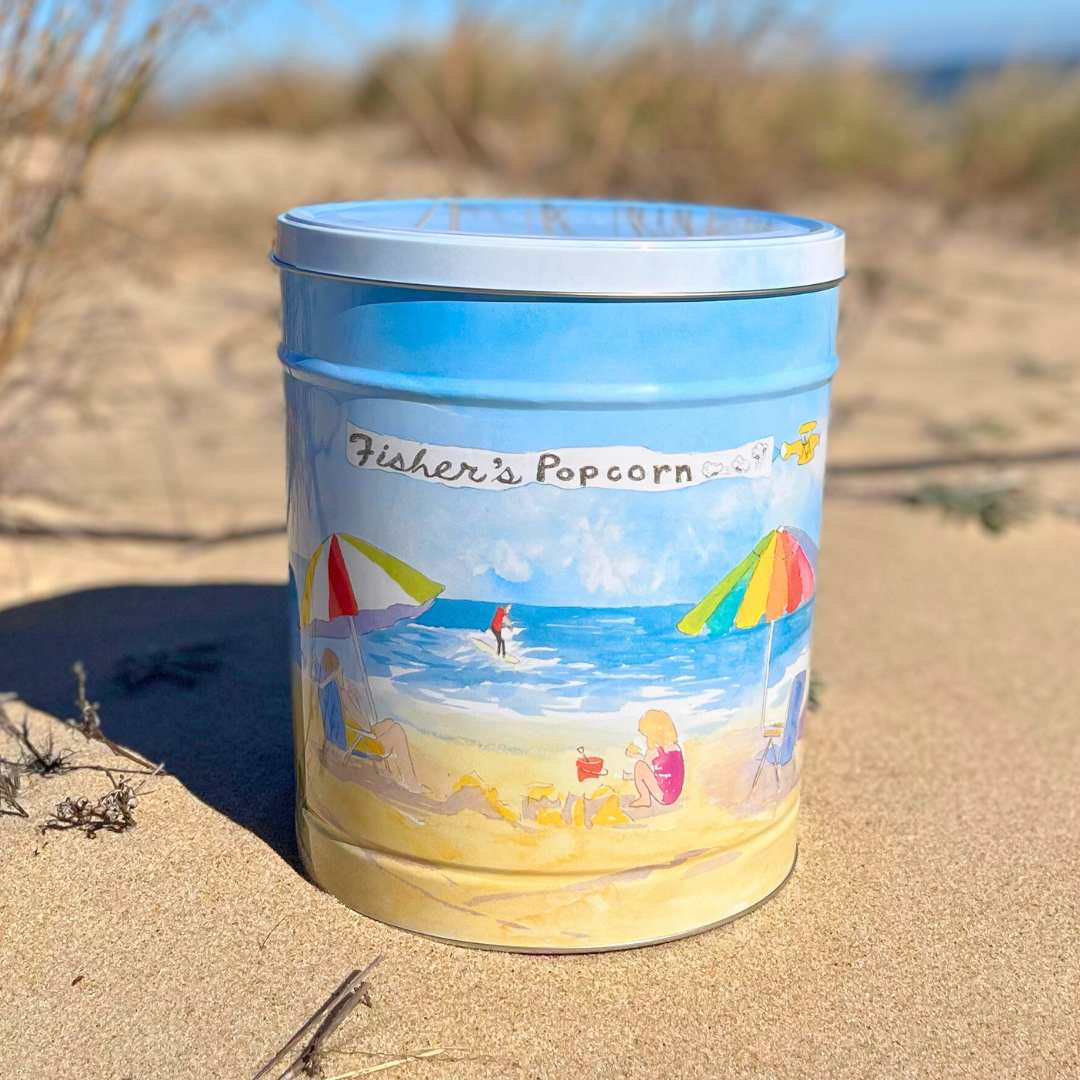 3.5 Gallon Beach Tins