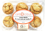 Carbolicious Homestyle Lemon Muffin Low-Carb Sugar-Free - 6 Pack - Only 2g Carbs per Muffin