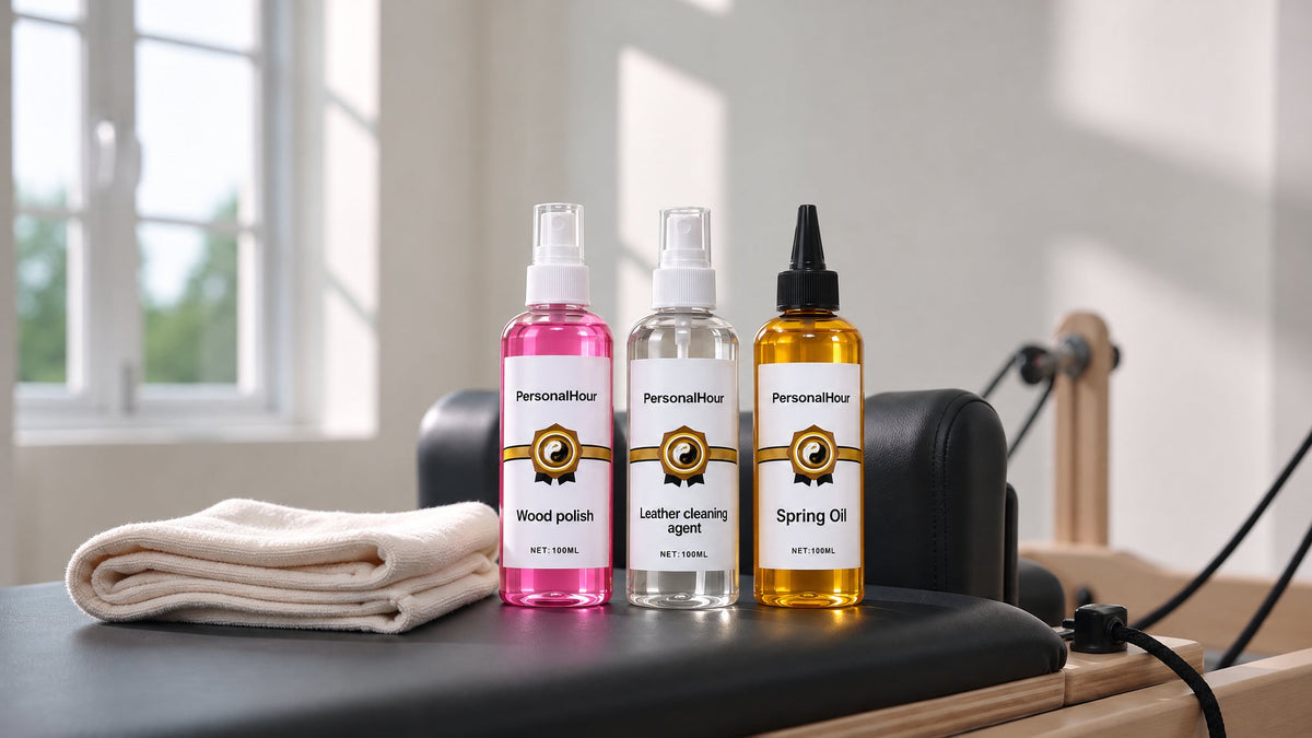 Pilates Reformer Care Bundle - Clean Sanitize and Protect - Springs Wood and Cushion AC00511