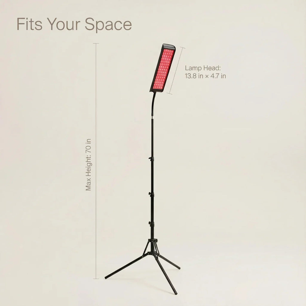 Nicebeam Sleep Healing Red Light Floor Lamp with Remote
